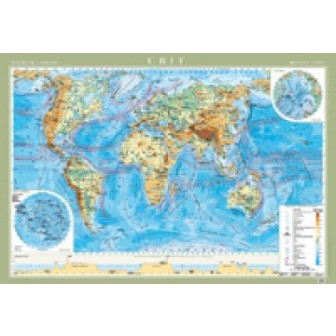 Карта Світу політична А-1 М 1:35 000 000 (настенная)(бумаж)