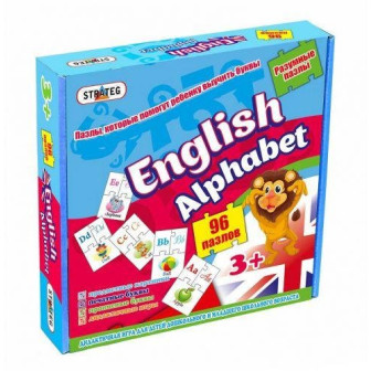 English Alphabet. Пазл Strateg 