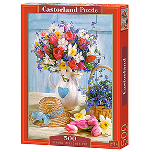 Пазл Весна в цветочной вазе 500 деталей Castor В-53520