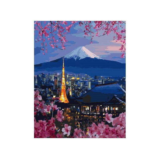 Картина по номерам 40х50 Brushme Путешествие по Японии GX26047