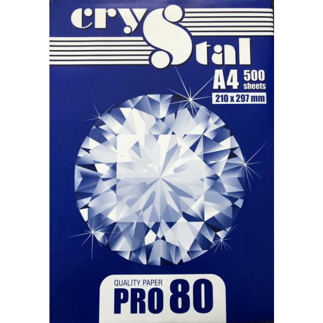 Бумага А4 80 г/м2 500 л. Crystal PRO