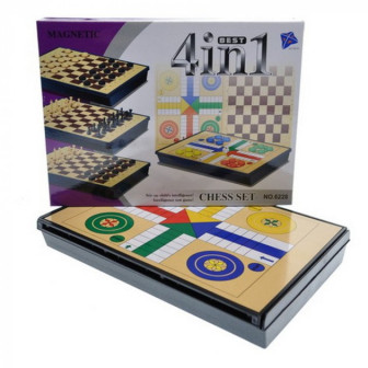 Шахматы на магните 4 в 1 CHESS SET №6228