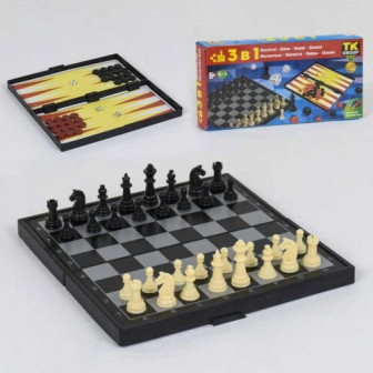 Шахматы на магните 3 в 1 №ТК16043