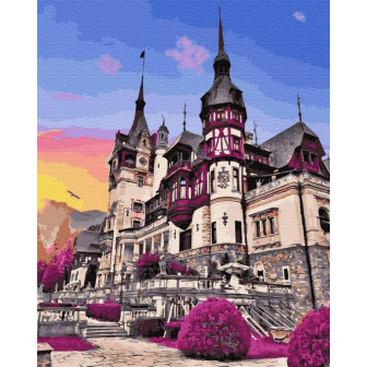 Картина по номерам 40х50 Brushme Замок Пелеш в Румынии GX32322
