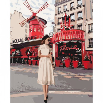 Картина за номерами 40х50 Ідейка Moulin Rouge KHO4657