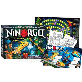 Игра настольная-бродилка "Ninjago" (РУСС) 61003