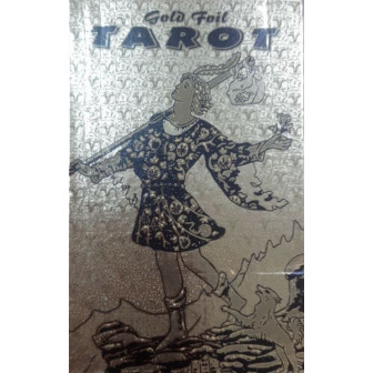 Карты Таро Gold Foil Tarot (Золотое Таро)(ПЛАСТИК)(ЗОЛ.КОРОБКА)
