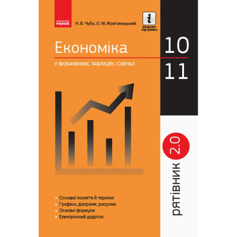 СП. Економіка у визн. табл. і схем. 10-11 кл. Рятівник